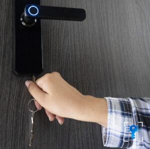 cerradura con llave tradicional de Cerradura digital Smart HXC-01